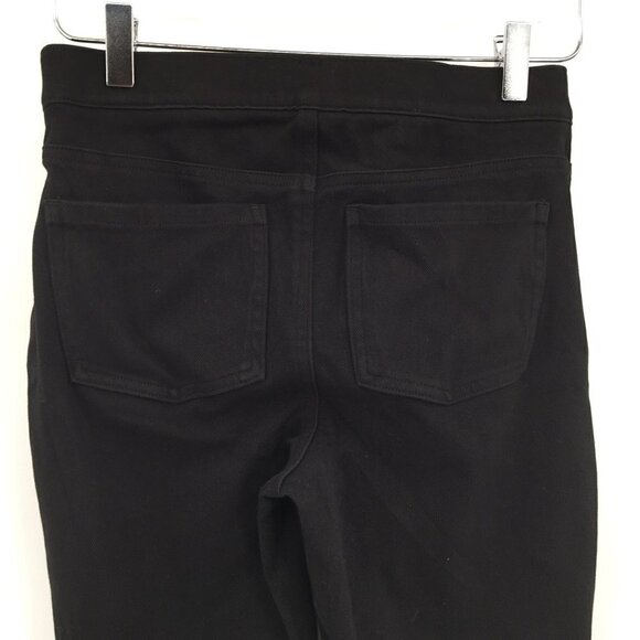 Spanx ankle jean-ish leggings black twill tummy shaping panel new small - Picture 4 of 6